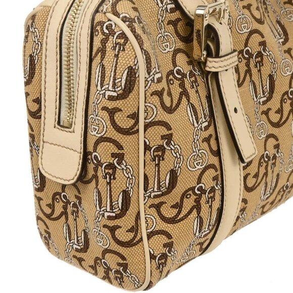 Gucci Beige Canvas Interlocking Handbag 170009 001364 177566 - Picture 3 of 9